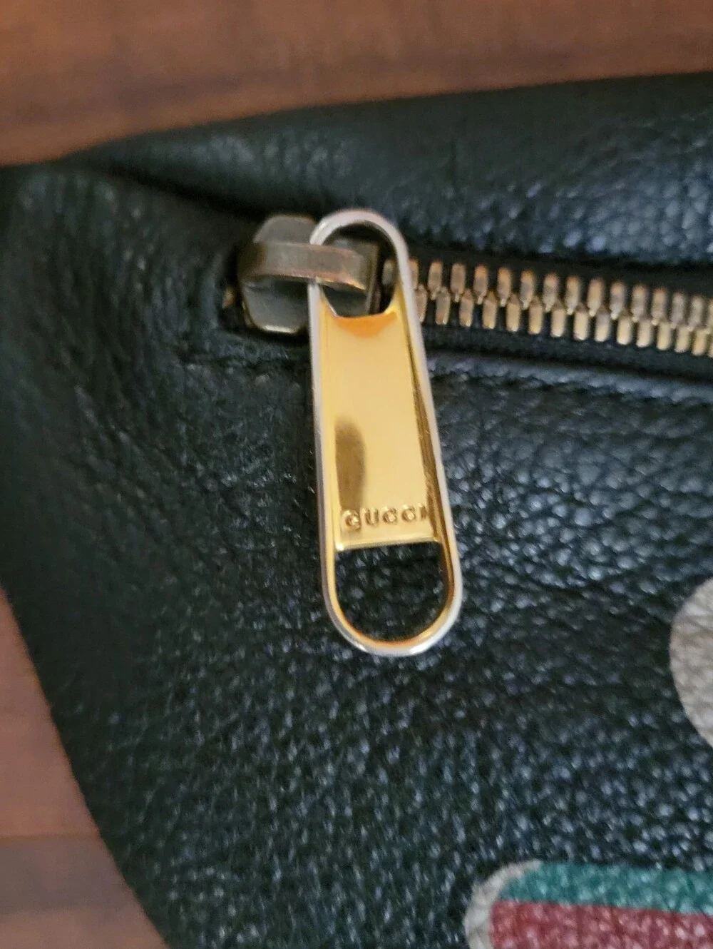 Fanny Gucci Print Leather Mini Belt Bag, Calf Leather, 100% Authentic.
